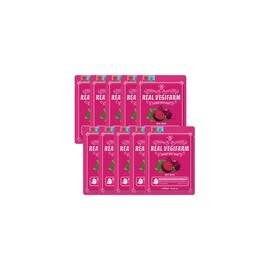 Forderskin Superfood Real Veggie Farm Double Shot Mask 23ml (10 sheets) Beet / 포더스킨 슈퍼푸드 리얼 베지팜 더블 샷 마스크 23ml (10매) 비트