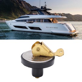 Qiilu Tapón de Drenaje de Barco Giratorio Tapón de Drenaje de Compresión de 19 Mm Tapón Giratorio de Drenaje de Acero Inoxidable de 3/4 Pulgadas para Barco Tipo de Tornillo de(3/8 inch (2974B1))
