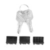 Motorcycle Handlebar Grip Lock AntiTheft Protection Fit for EScooter ATV