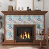 FunStick 15 Pcs Teal Blue Peel and Stick Tile Backsplash