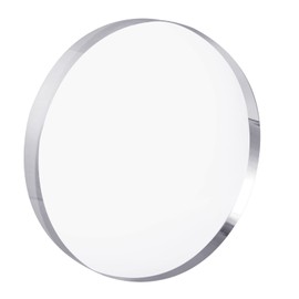 CiaoHER 1in Thickness 9in Diameter Acrylic Disc Display Block Clear Polished Round Pedestal Stand Riser 9" x 9" x 1", 1 Pack