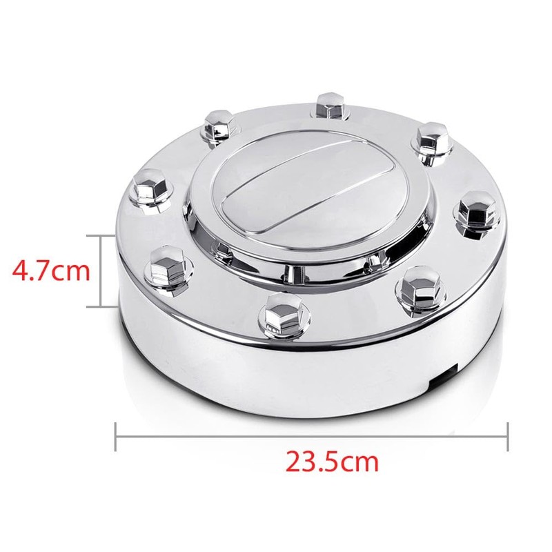 G-PLUS Pair Front Alcoa Alloy Wheel Center Hub Caps 1-TON