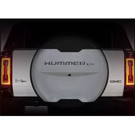 GMC 2024 GMC Hummer EV Spare Tire LETTERING Gloss Black GM OEM NEW 19435233
