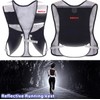 Reflective Hydration Pack Backpack Running Hydration Vest with 2 Pcs