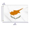 Large 60 x 90 cm Cyprus Flag, 2 x 3