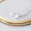 Philip Jones Sterling Silver Snowflake Quote Earrings