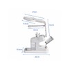 Operitacx Adjustable Soldering Table Magnifier Station 3X/4.5x/25x Magnifying Glass Helping