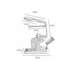 Operitacx Adjustable Soldering Table Magnifier Station 3X/4.5x/25x Magnifying Glass Helping Hands