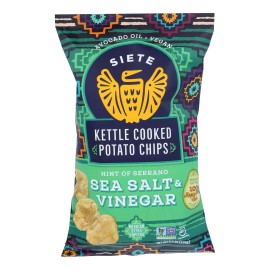 UD_Siete Case of 6-5.5 oz Ktl/Chp Snano Sea Salt Vinegar Grain Snacks