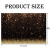 ASDCXZ Gold Background 2.5 x 1.8 m, Golden Glitter Particles,