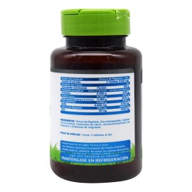 Cloruro Magnesio Mas Zinc 100 Tabletas Vidanat Sabor Sin sabor