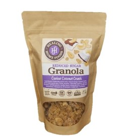 Reduced Sugar Cashew Coconut Crunch