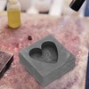 Operitacx Casting Molds Set 2pcs Heart Cross Graphite Molds for