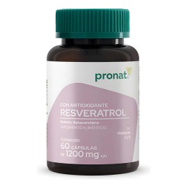 Antioxidante Con Resveratrol (60 Caps) Pronat Resveratrol