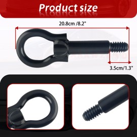 AAAWZDWD Fow Ford Tow Hook Compatible with Ford Edge Escape Focus Fusion Mustang,for Lincoln MKC MKZ Towing How#(6M2Z17A954A 1768868)