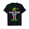 Cool Aunt Elf Family Matching Group Funny Christmas T-Shirt