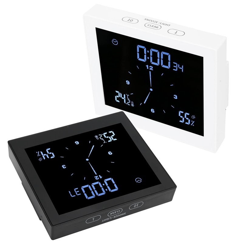Ejoyous Bathroom Clock, Digital Bathroom Clock, Wall Clocks with LED