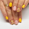 Press on Nails Simple Cute Short Square French Tip Pink
