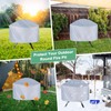 M METERXITY Round Outdoor Fire Pit Cover, 48" x 18"