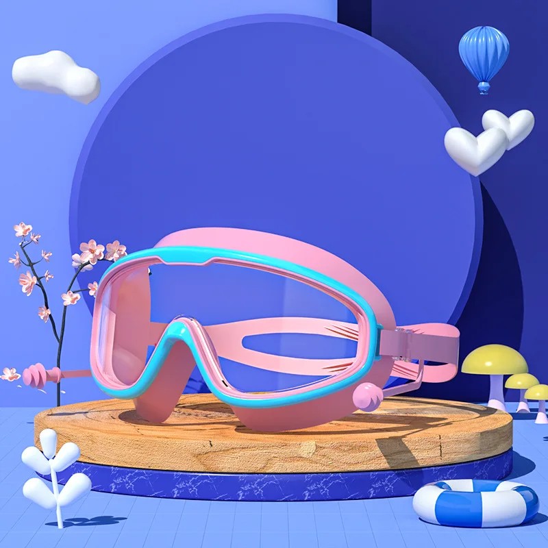 Kids Swim Goggles for Boys & Girls – Panoramic Anti-Fog