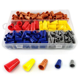 310PCS UL Listed Electrical Wire Cap Connectors Nuts Kit Within 70PCS Orange P3 Type Small,Screw on Terminals Assortment Set