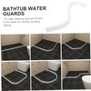 TEHAUX Countertop Water Retaining Strip Bendable Barrier for Bathroom and