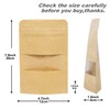 BAAGGNAA 110 Pack Ziplock Stand up Kraft Paper Bags Pouches