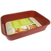 casaWare Ceramic Coated NonStick Lasagna/Roaster Pan 13 x 10 x