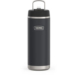 ICON SERIES BY THERMOS Stainless Steel Water Bottle with Straw Lid, 32 Ounce, Granite