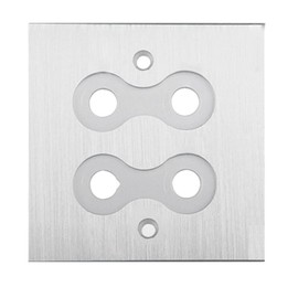 Byttlerom Connector Banana Wall Plate Banana Plug Binding Post Wall Plate for Speakers Home Theater(Single Wall Plate)