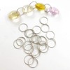 500pcs 11mm Round Metal Split Keychain stainless steel Rings for