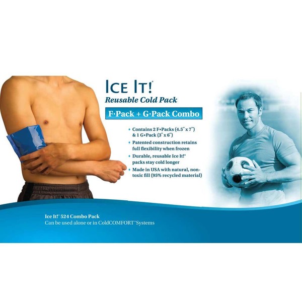 Ice It ColdComfort Cold Therapy Refill Pack - Ice It ColdComfort Refill - F/G-Pack - 500524
