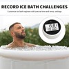 Ice Bath Thermometer Timer Digital,Water Thermometer Timer for Ice Bath,Floating