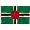 Anley Fly Breeze 3x5 Feet Dominica Flag - Vivid Color