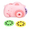Kids Music Camera Pink Cute Adjustable Puzzle Kids Cartoon Projection