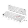 2 Pcs Saddlebag Latch Covers Saddle Bag Outer Lid Hinge