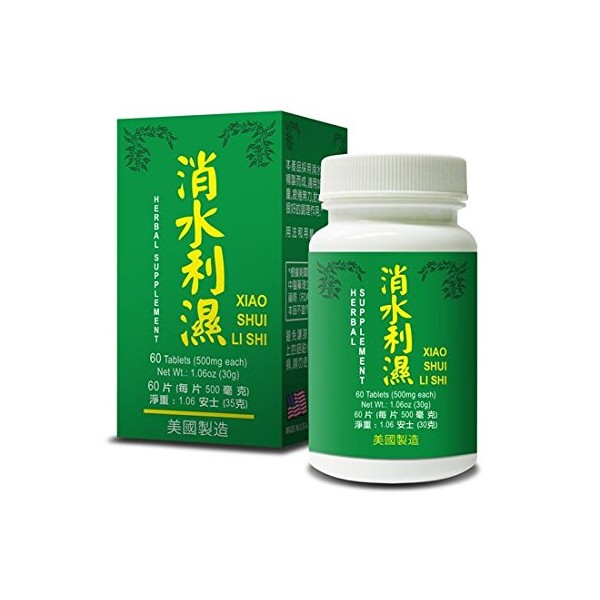 Lao Wei Aqua Balance Formula - Xiao Shui Li Shi Herbal Supplement Helps for Well Being Natural Balance 500mg 60 Tablets Made in USA