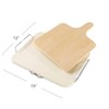 Leifheit Large Square Ceramic Pizza Stone with Carrying Tray and