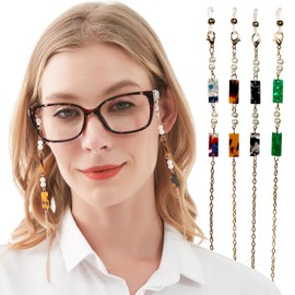 OCCI CHIARI Glasses Chains for Women 0011 Eyeglass Chain 4Pcs Glasses Strap Holders For Women around Neck Lanyar
