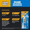 Liquid Nails Clear Small Projects Silicone Adhesive, 2.5 oz