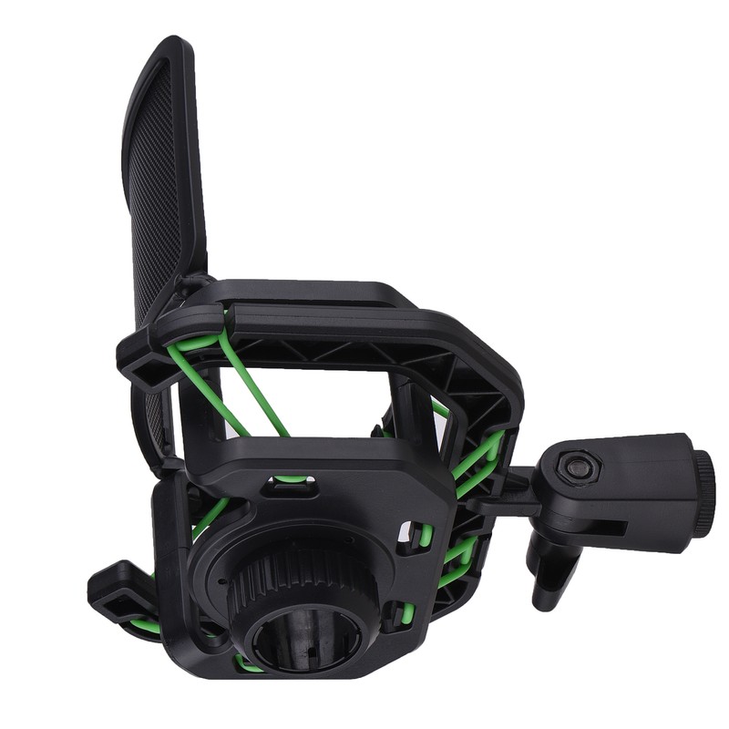 Plastic Microphone Shock Mount Anti-vibration Mic Holder Stand with Metal