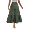 Adigaber Women's Skirt Long Elastic High Waist Maxi Midi Skirt