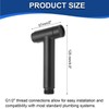 sourcing map Handheld Bidet Sprayer for Toilet, Metal Bathroom Sprayer
