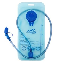 Krtopo Hydration Bladder 1.5L - BPA Free Water Bladder with Leak-Proof Reservoir & Wide Mouth & Bite Valve - Foldable Water Bag for Running Cycling Hiking Camping Running Vest Hydration Pack