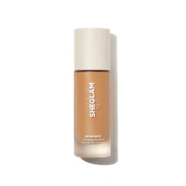 SHEGLAM Skinfinite Hydrating Foundation Flawless Dewy Foundation Hydrating Coverage Invisible Pore Concealer Pore-less Non-Greasy Lightweight Natural Soft Liquid Foundation-Caramel