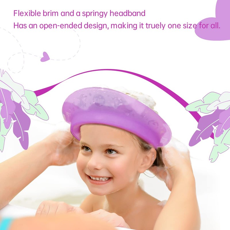 Kair Bath Visor for Babies, Silicone Air Cushioned Shower Cap
