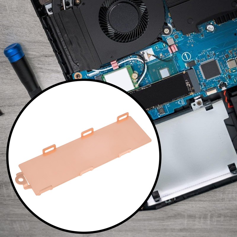VGOL 1-seitiger Kühlkörperkühler mit Thermischem Silikonpad Geeignet für M.2 SSD-Laptop