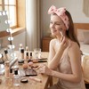 Tomolucky Direct 24 Pieces Spa Headband Facial Makeup Bow Hairband