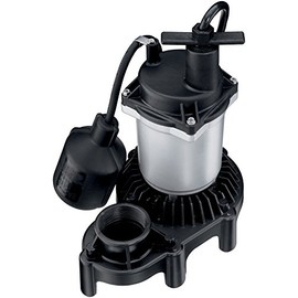 Flotec FPZS25T Submersible Sump Pump with Tethered Float Switch, 3200 GPH, 1/4 Hp, 115 Vac, 15 A