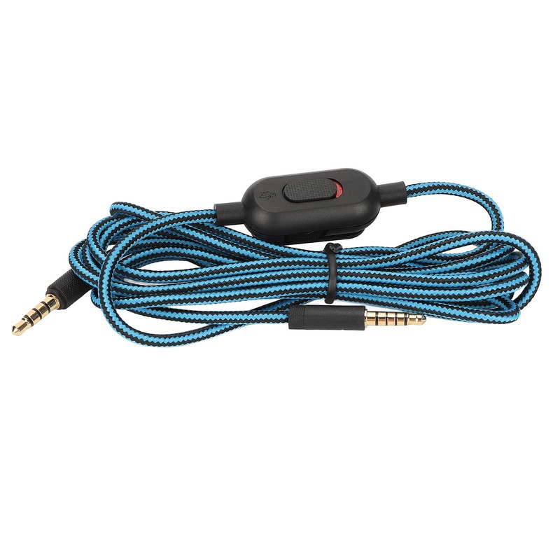 Headphone Sound Cable, Gaming Headset Cable, Woven Headphone Cable with